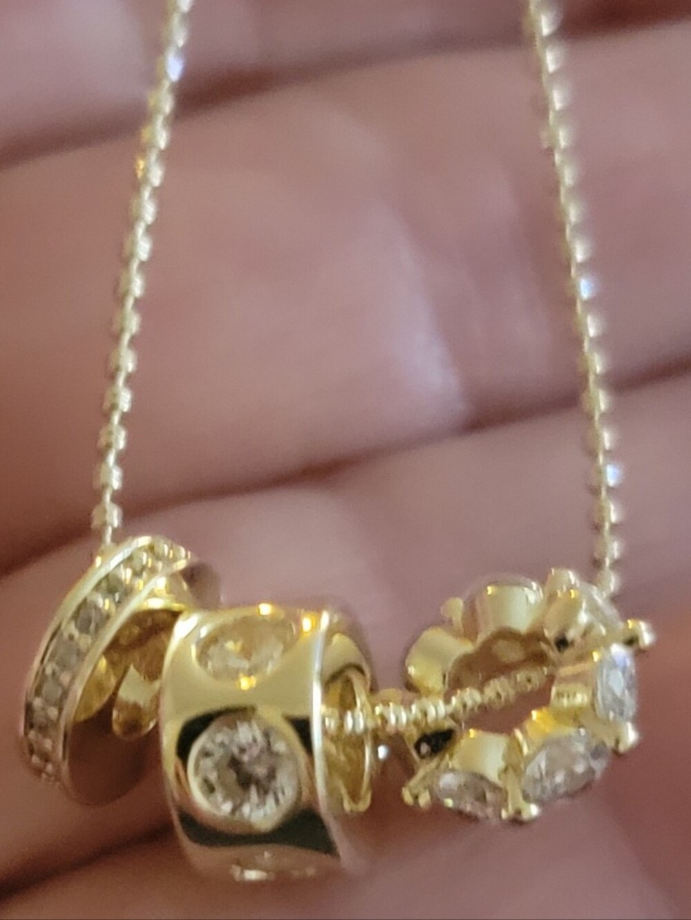 Melinda Maria Ashley Necklace Gold Nwt